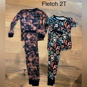 Fletch brand 2T pajama sets